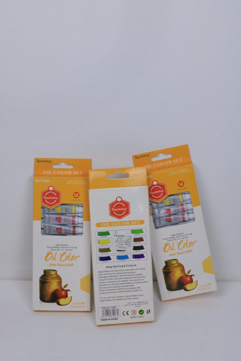 الوان زيت 12 لون كيب سمايلنج - Image 2